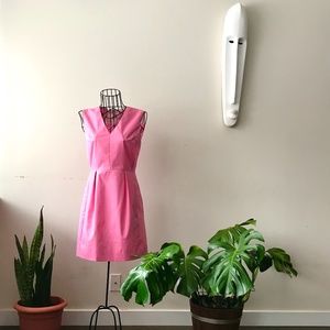 Diane Von Furstenberg Vibrant Pink Mini Dress